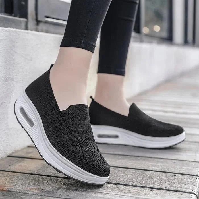 schwarze bequeme Schuhe