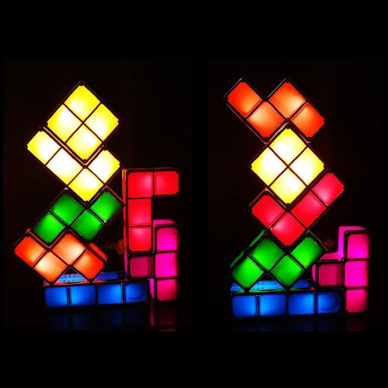 Tetris Stapelbares LED Nachtlicht