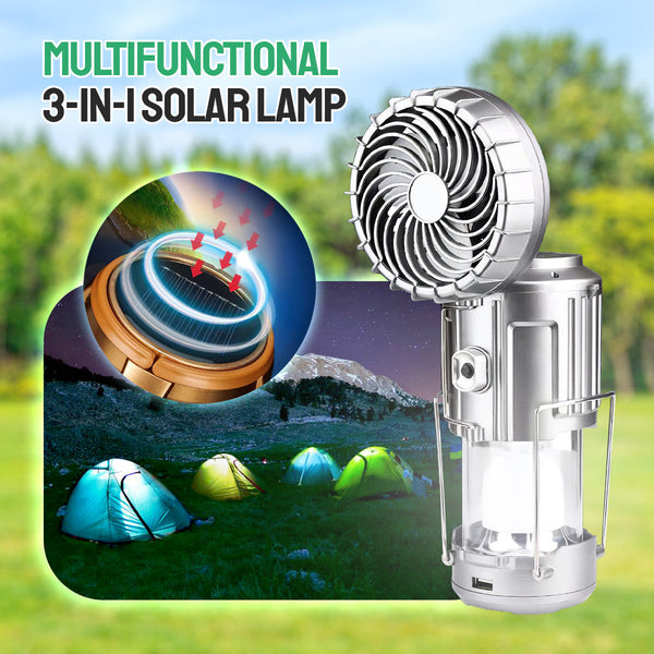 CampLamp - Solar Fächerlampe